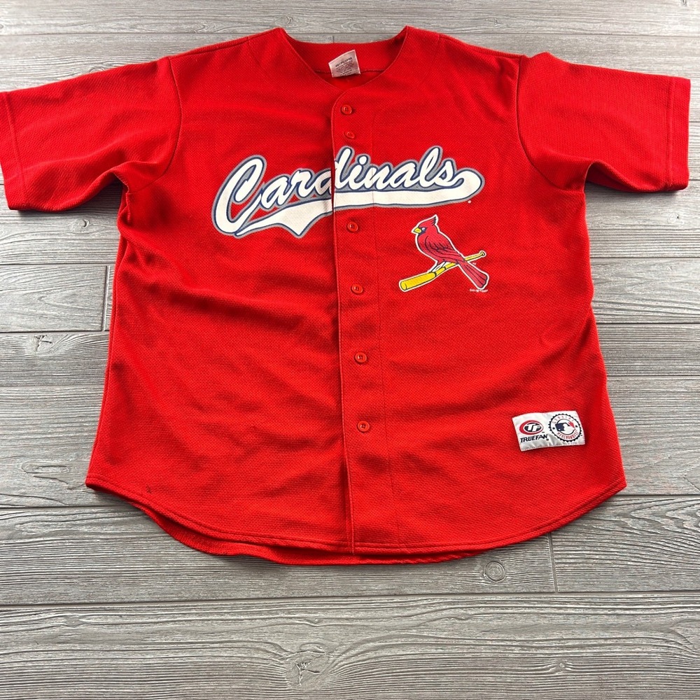 Mark McGwire St Louis Cardinals Jersey Red Mens XL Trufan MLB Baseball #25